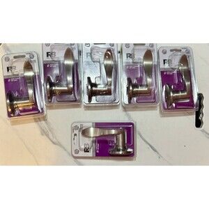 6 RELIABILT Olivia Satin Nickel Left-Handed Interior/Exterior Dummy Door Handle